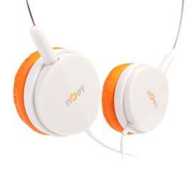 Senzo Stereo Headset - 30mm - Metal Headband - Leatherette Ear Cushion - 150cm Cable Length - Ideal for MP3 & iPod