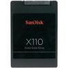 SANDISK X110 128GB SSD, 2.5" 7mm, SATA 6Gbps, Seq Read/Write: 505 MBps /  445 MB/s, IOPS max: 81000, MLC, Retail