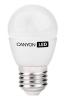 CANYON PE27FR3.3W230VW LED lamp, P45 shape, milky, E27, 3.3W, 220-240V, 150Â°, 250 lm, 2700K, Ra>80, 50000 h