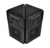 Thermaltake satellite 2-in-1 notebook cooler and speaker, structura