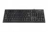 Tastatura a4tech ps/2, comfort round (taste rotunjite), a-shape, black