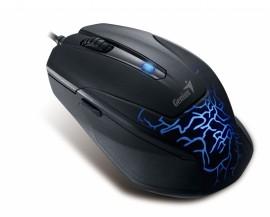 Mouse Genius X-G500, Black, Gaming, 6 butoane, 2000 DPI, USB