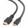 CABLU DATE HDMI v.1.4 A-C (mini) T/T, black, conectori auriti, 4.5 m, "CC-HDMIC-15"
