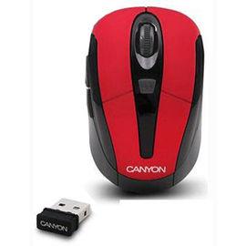 CANYON CNR-MSOW06R Red color, 3 buttons and 1 scroll wheel with 1000/1200/1600 switchable dpi plus 2 additional up/down direction buttons 2.4GHZ...