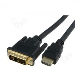 CABLU DATE HDMI-DVI T/T, 5m "CC-HDMI-DVI-15''
