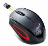 Mouse genius nx-6550 wireless, 2.4ghz, black&red, senzor
