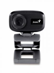 Camera Web Genius FaceCam 321, senzor CMOS 640x480, imagine pana la 8M Pixeli (software), focus manual, zoom digital 3x, microfon integrat
