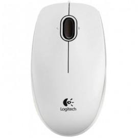 MOUSE Logitech "B100" OEM Optical USB Mouse, White "910-003360"