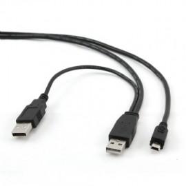 CABLU USB2.0 dual A - MINI 5PM, 1.8m, bulk, "CCP-USB22-AM5P-3"