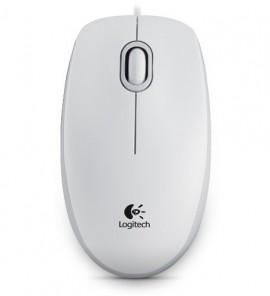 MOUSE Logitech ''M100" Optical USB Mouse, white "910-001605"