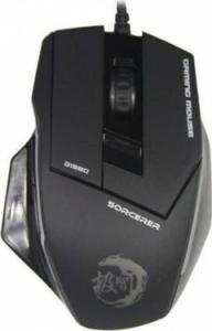 Jizz Sorcerer G1980 Black, 2400DPI, 4500FPS, 30 IPS, acceleratie 8G, numar butoane: 6, senzor laser Avago, switch-uri Omron, picioruse de teflon,...