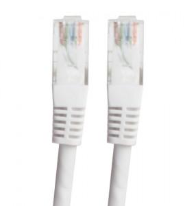 CABLU UTP Connectech Patch cord cat. 5E, 10.0m, White "CTC4510B" (bag)