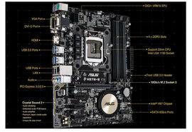 Asus H97M-E Intel H97 Skt 1150 4*DDR3 1600/1333 max 32GB Dual Channel, Realtek ALC887, 1 x PCIe 3.0/2.0 x16 / 3 x PCIe 2.0 x1, 4 x SATA 6Gb/s,/ 1 x...