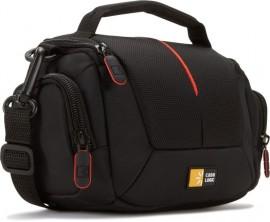 Carcasa camera video compacta Case Logic, buzunare laterale, curea detasabila, poliester, black "DCB-305K"