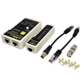 Set testare cablu retea, RJ45 / RJ11 / RJ12, BNC, Logilink "WZ0015"