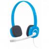 CASCA Logitech "H150" Stereo Headset with Microphone, Sky Blue "981-000368"