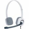 Casca logitech "h150" stereo headset with microphone, cloud white