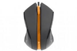 Mouse A4TECH N-310-1 V-track Padless, USB, Black+Orange