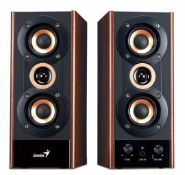 Boxe 2.0 Genius "SP-HF800A", RMS: 20W (10Wx2), black&cherry wood, line in "31730997100"