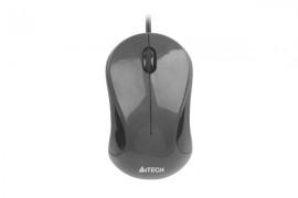 Mouse A4TECH N-321-1 V-track Padless, USB, Buton GESTURE 8 functii, Black (Blue Light), cablu 150cm