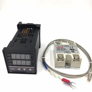 Kit Controler temperatura REX C 100, Ssr 40A, termocupla