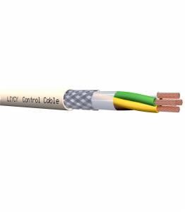 Cablu 4x1mm2 ecranat PVC 350V  tresa de cupru cositorit; LSZH; gri