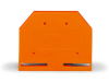 End and intermediate plate; 3 mm thick; orange
