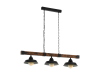 Lampa suspendata oldbury negru, brown