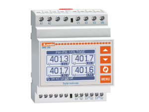 MODULAR LCD MULTIMETER, NON EXPANDABLE, GRAPHIC 128X80 PIXEL LCD, RS485 PORT, AUXILIARY SUPPLY 100-240VAC/110-250VDC. MULTILANGUAGE: ENGLISH, CZECH, POLISH, GERMAN AND RUSSIAN