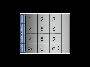 Tastatura metalica  pentru post exterior video interfon