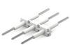 Board-to-Board Link; Pin spacing 6 mm; 3-pole; Length: 30 mm; white