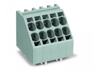 2-conductor PCB terminal block; 10 mmA&sup2;; Pin spacing 7.5 mm; 3-pole; Push-in CAGE CLAMPA&reg;; 10,00 mmA&sup2;; light gray