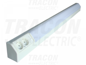 Lampa cu tub fluorescent si cu doua prize TLFL-30 230V, 50Hz, T8, G13, 30W, 10A, EEI=A