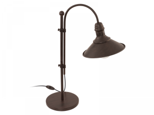 Lampa de masa STOCKBURY antique-brown, beige 220-240V,50/60Hz IP20