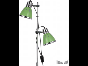 Lampa de podea Elvis, 2 becuri, dulie E27, D:240 mm, H:1600 mm, Verde