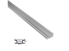Profil aluminiu pentru pardoseala ST dispersor mat - L:1m