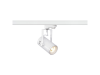 Iluminat decorativ pe sina, Traseele EURO SPOT TRACK, mici alb, 9W COB LED, alb, 36 A&deg;, 3000K, incl. adaptor 3 circuite,