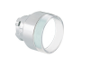 Push buton , diametru, A&#152;22MM 8LM METAL SERIES, SHROUDED, WHITE