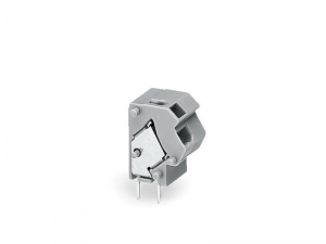 Stackable 2-conductor PCB terminal block; 0.75 mmA&sup2;; Pin spacing 10/10.16 mm; 1-pole; PUSH WIREA&reg;; 0,75 mmA&sup2;; light green