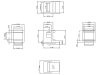 Modul cupla fo lc-duplex/sc-simplex, toolless line