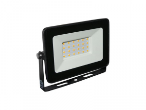 Proiector slim negru cu LED 20W 20W lumina alba 1700lm L 150mm W 110mm h 25mm