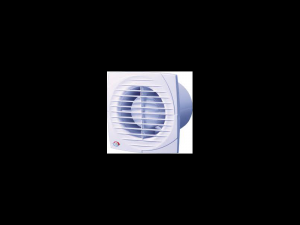 Ventilator axial 150mm cu timmer , intrerupator pe fir si senzor de umiditate cu jaluzele Vents