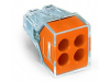 Push wirea&reg; connector for junction boxes; for solid and stranded