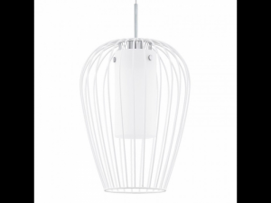 Lampa suspendata VENCINO,1x9w,alb,LED