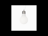 Pendul luce bianco mic, 1 bec, dulie e27, d:220mm, h:390/1200mm, alb