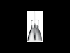 Pendul presa mare, 1 bec, dulie e27, d:270 mm, h:450/1250 mm, crom