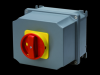 Selector rotativ - Montaj aparent - Emergenta VERSION - ATEX - carcasa aluminiu - RED KNOB - 3P 100A - IP65