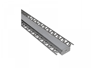 Profil aluminiu ST rigips pentru banda LED & accesorii profil ingropat - L:2m W:52mm h:15mm