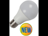 Bec cu LED-uri - 9W E27 A60 radiator aluminiu, lumina alb rece