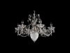 Candelabru diamant crystal uiana,6 becuri dulie